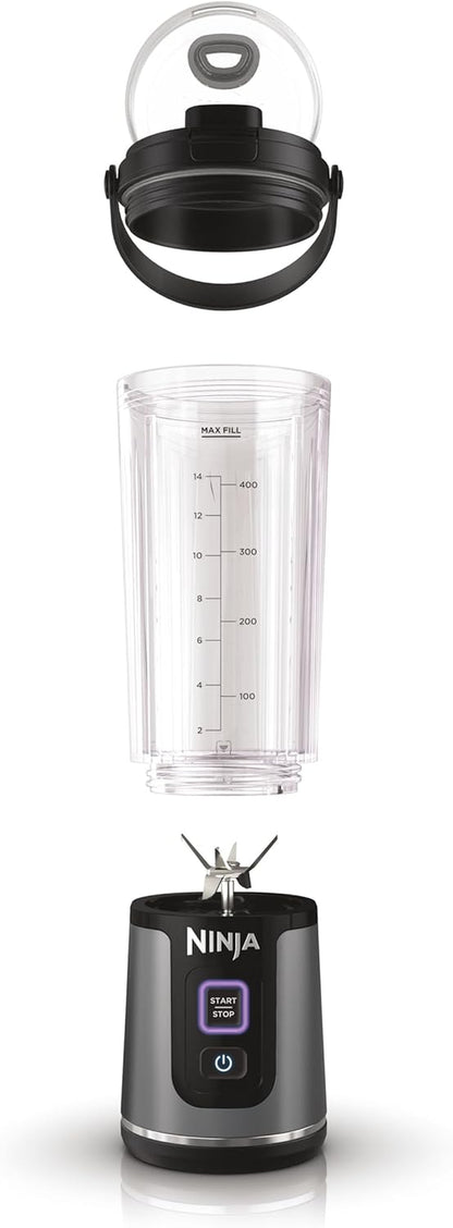 Portable Blender | Cordless | 18-Oz. Vessel | Personal Mixer for Shakes & Smoothies | BPA Free | Leakproof Lid & Sip Spout | USB-C Rechargeable | Dishwasher Safe Parts | Black | BC151BK