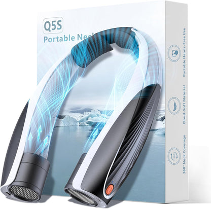Portable Neck Fan, 20H Runtime Cooling Fan, 6 Speeds 360° Airflow Personal Fan, Rechargeable Hands Free with 6000Mah Battery Wearable Fan Gifts for Women Men Outdoor Travel Camping