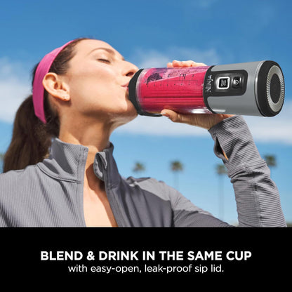 Portable Blender | Cordless | 18-Oz. Vessel | Personal Mixer for Shakes & Smoothies | BPA Free | Leakproof Lid & Sip Spout | USB-C Rechargeable | Dishwasher Safe Parts | Black | BC151BK