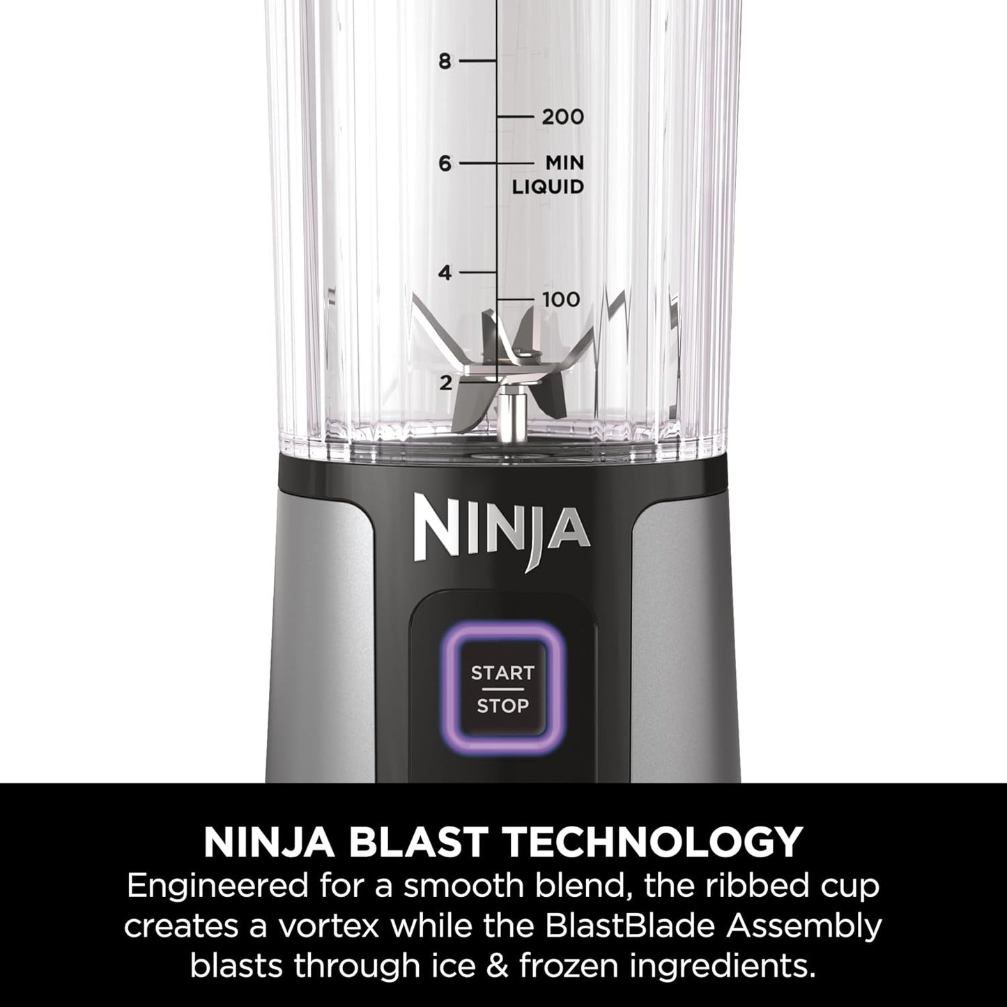 Portable Blender | Cordless | 18-Oz. Vessel | Personal Mixer for Shakes & Smoothies | BPA Free | Leakproof Lid & Sip Spout | USB-C Rechargeable | Dishwasher Safe Parts | Black | BC151BK