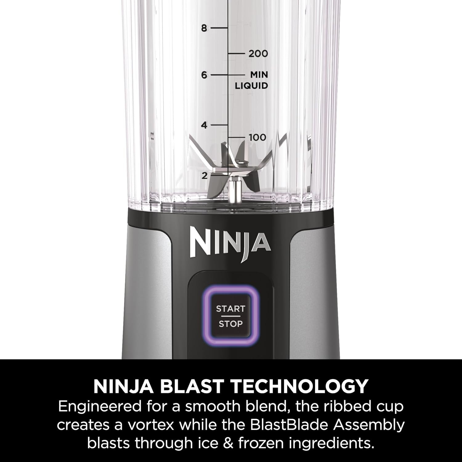 Portable Blender | Cordless | 18-Oz. Vessel | Personal Mixer for Shakes & Smoothies | BPA Free | Leakproof Lid & Sip Spout | USB-C Rechargeable | Dishwasher Safe Parts | Black | BC151BK