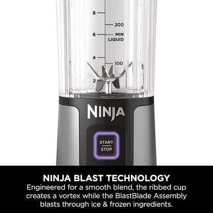 Portable Blender | Cordless | 18-Oz. Vessel | Personal Mixer for Shakes & Smoothies | BPA Free | Leakproof Lid & Sip Spout | USB-C Rechargeable | Dishwasher Safe Parts | Black | BC151BK