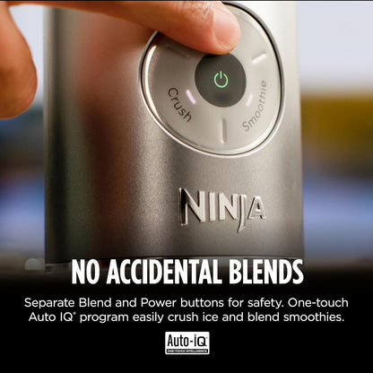 Ninja Blast Max, Portable Blender + Twist & Go, Personal Smoothie, Blend, Ice Crush, 3 Programs, Cordless, 22 Oz Removable Vessel, Dishwasher Safe, Leakproof, Navy, BC251NV