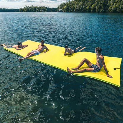 Oversized Lily Pad Floating Mat, 3 Layer 7'/9'/12'/18' Floating Water Mat,Ocean, Beach, River, Pool, Floating Mat for Water Recreation and Relaxing