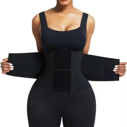 New Abdominal Belt Waist Trainer Shaping Belt Women's Waist Belt Elastic Elastic Abdominal Belt Sports Belt