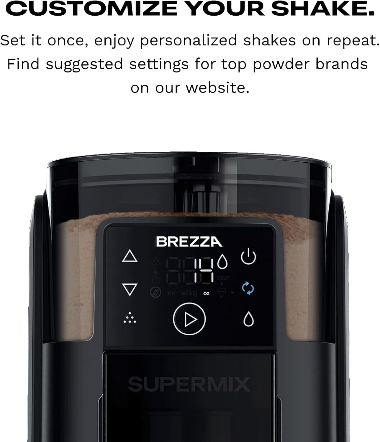 Automatic Protein Shake Maker – Electric Powder Dispenser & Mixing Cup System | 24 Oz Bpa-Free Tritan | Clump-Free Shakes in 25 Seconds
