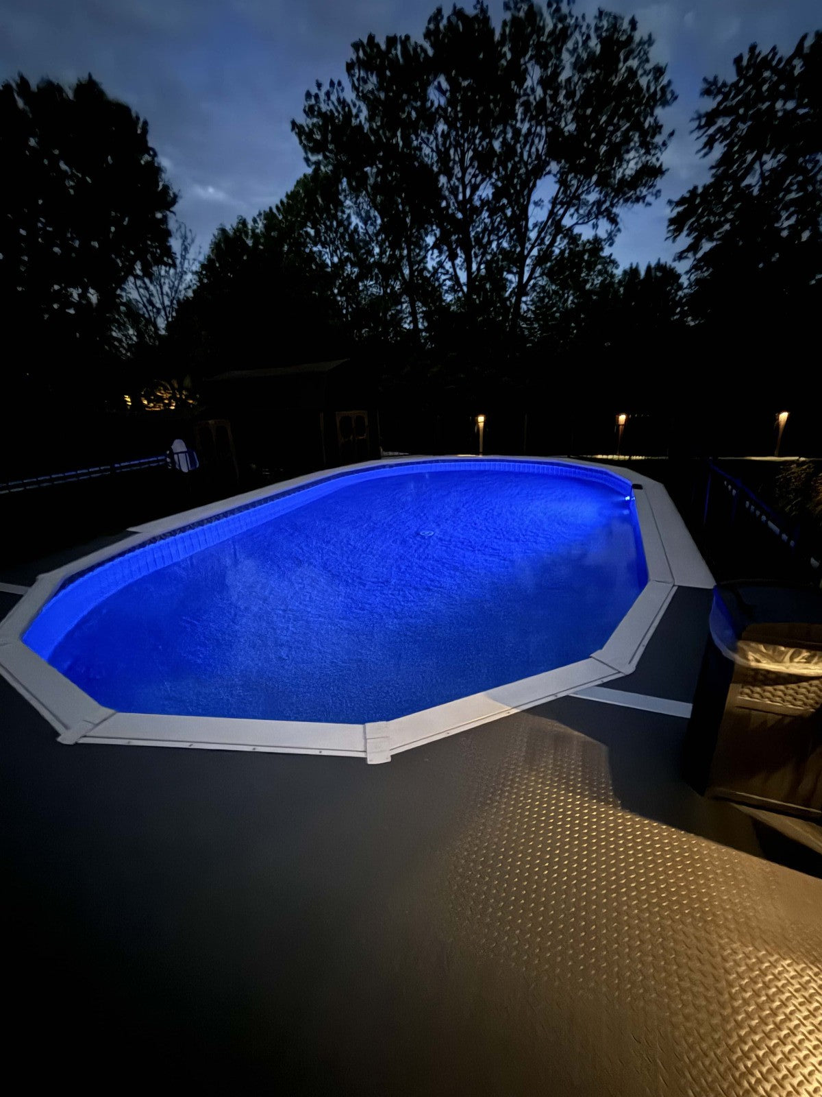 SANSI Solar Pool Lights Inground & above Ground Pool IP68 Waterproof with Remote